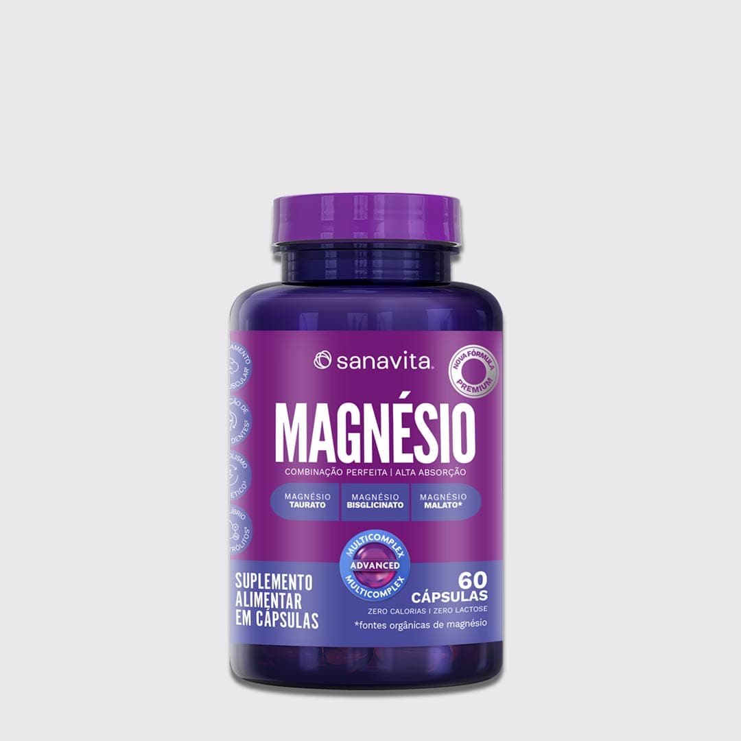 Sanavita Magnésio 60 Cápsulas